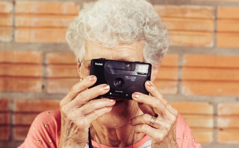 Grandma with camera